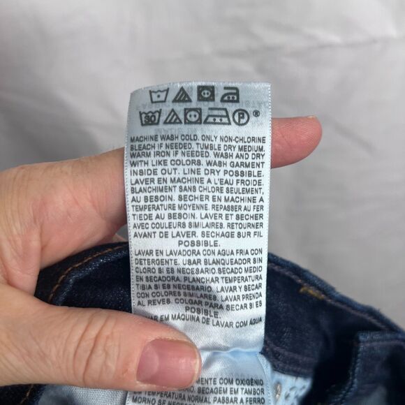 Levis 515 Bootcut Denim Jeans Dark Wash Non Destructed Size 6S - Picture 8 of 10